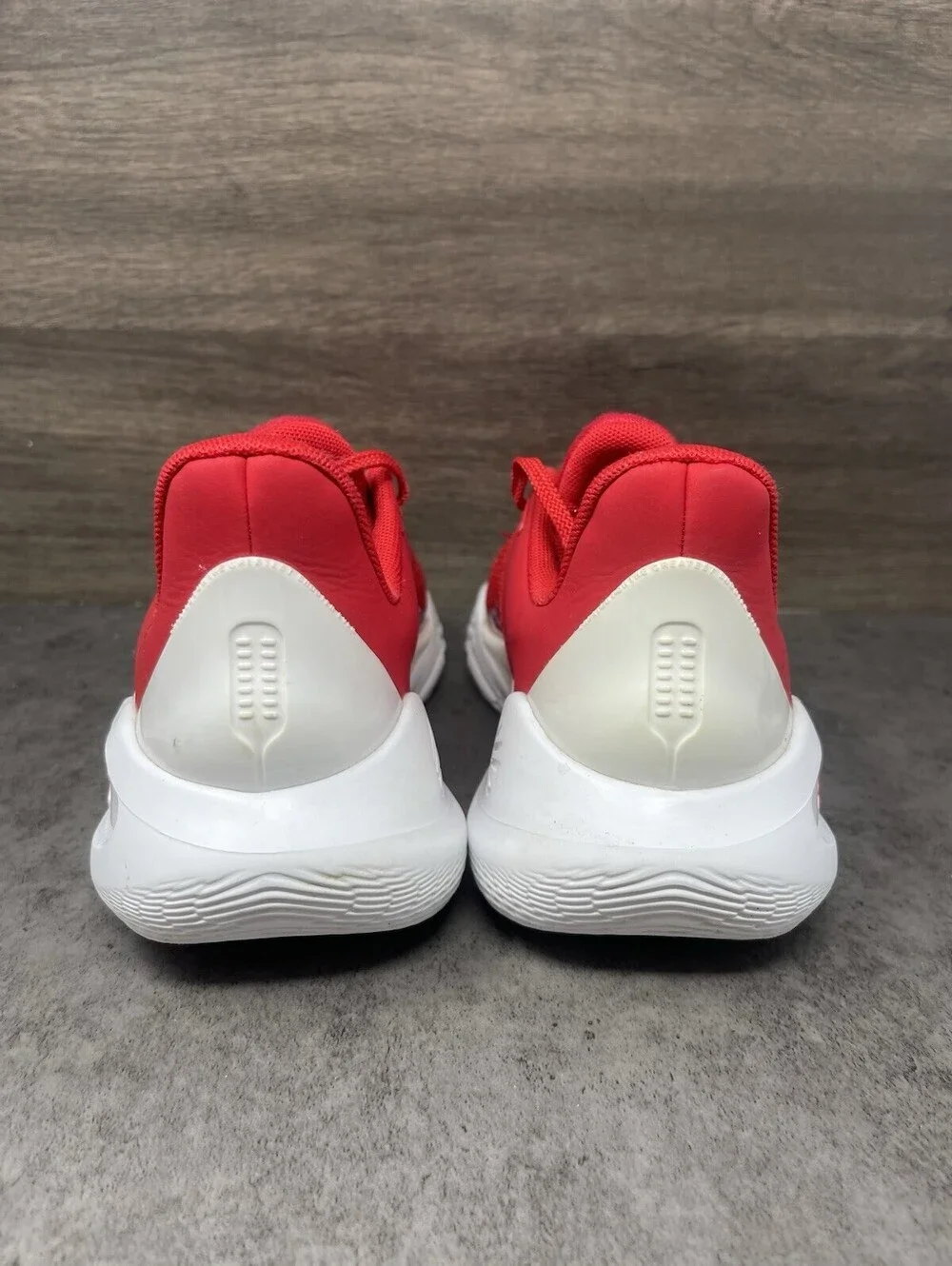 Under Armour Curry 11 Team Red White Size 9.5 Mens Flow Basketball Shoes
